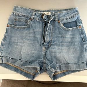 Denim shorts